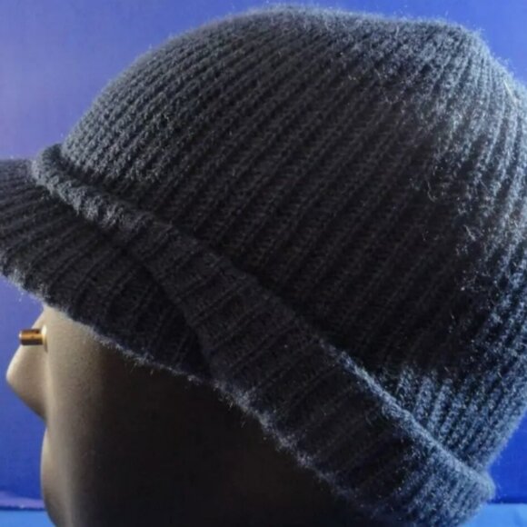 QATAR NAVY GI BLUE WINTER COLD WEATHER WATCH WOOL KNIT CUFFED BEANIE CAP RC 997 main image 4